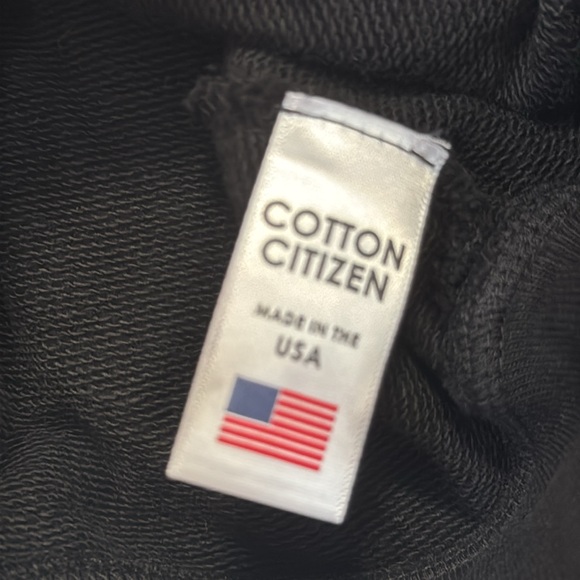 Cotton Citizen Milan Cropped Crewneck Sweatshirt SM - Picture 6 of 7